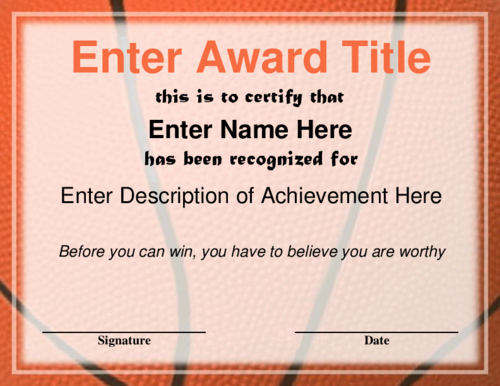Most Improved Award Wording Inspirational Award Certificate Templates