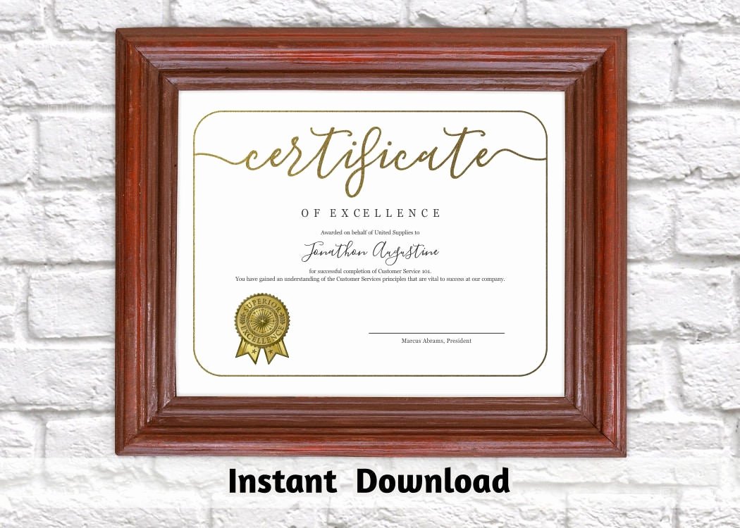 Most Likely to Certificate Template Luxury Certificate Template Printable Award Certificate Simple