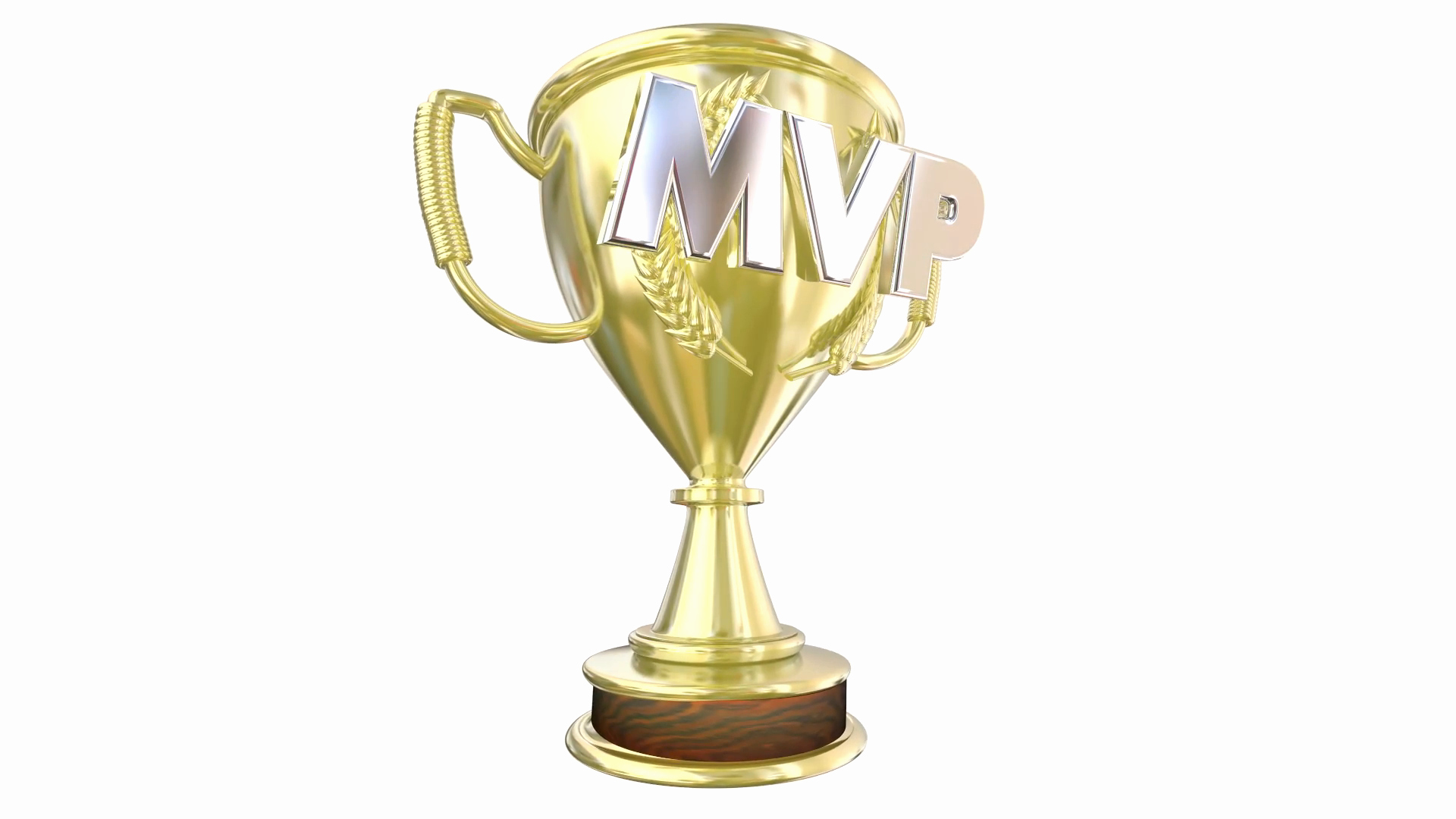 Most Valuable Player Certificate Beautiful Mvp Most Valuable Player Gold Trophy Award 3d Animation