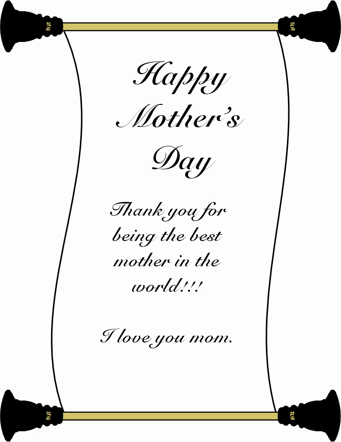 Mother Day Certificates to Print Lovely Mother S Day Certificate Best Mother