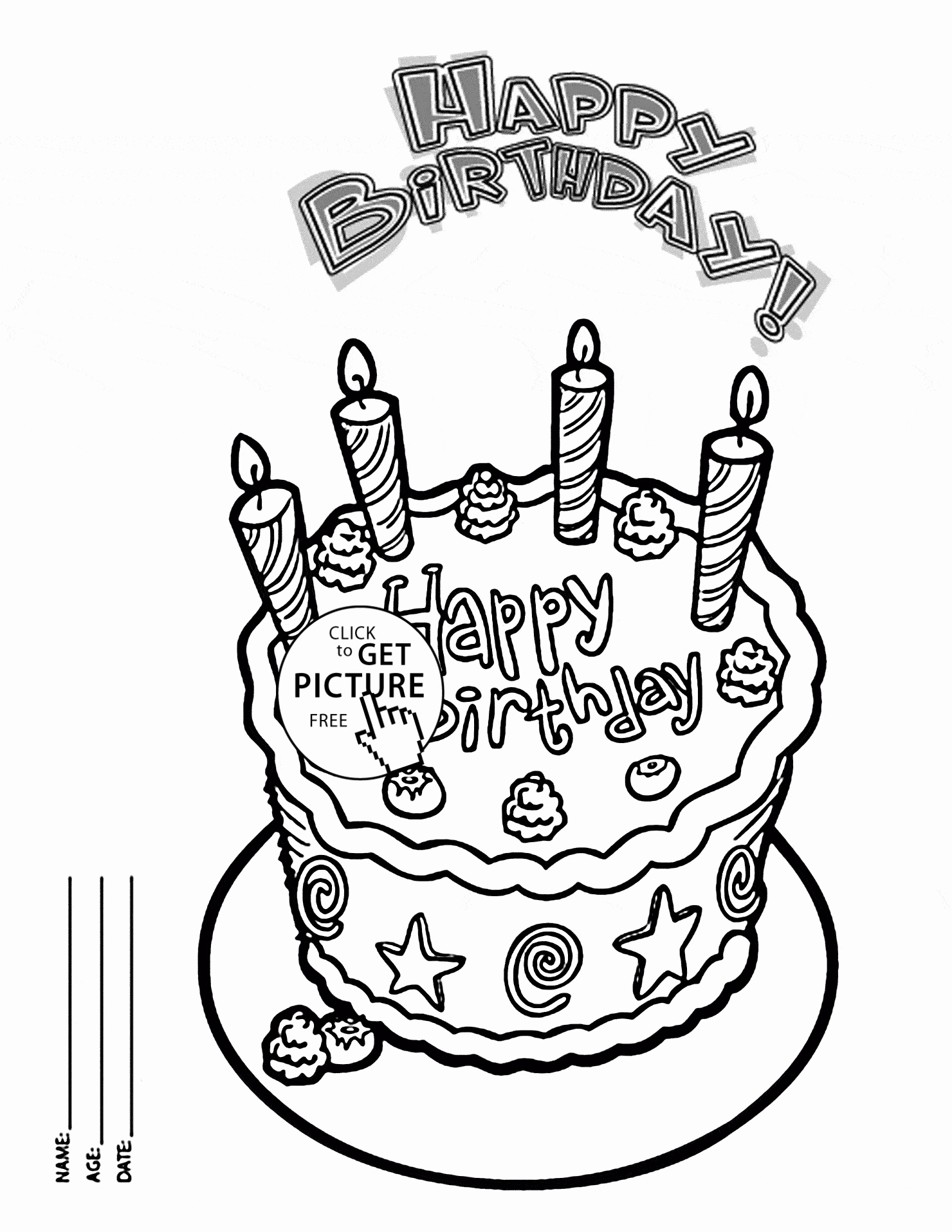 Mother&amp;#039;s Day Certificates to Print Best Of 35 Happy Birthday Cake Coloring Pages Happy Mother 039 S
