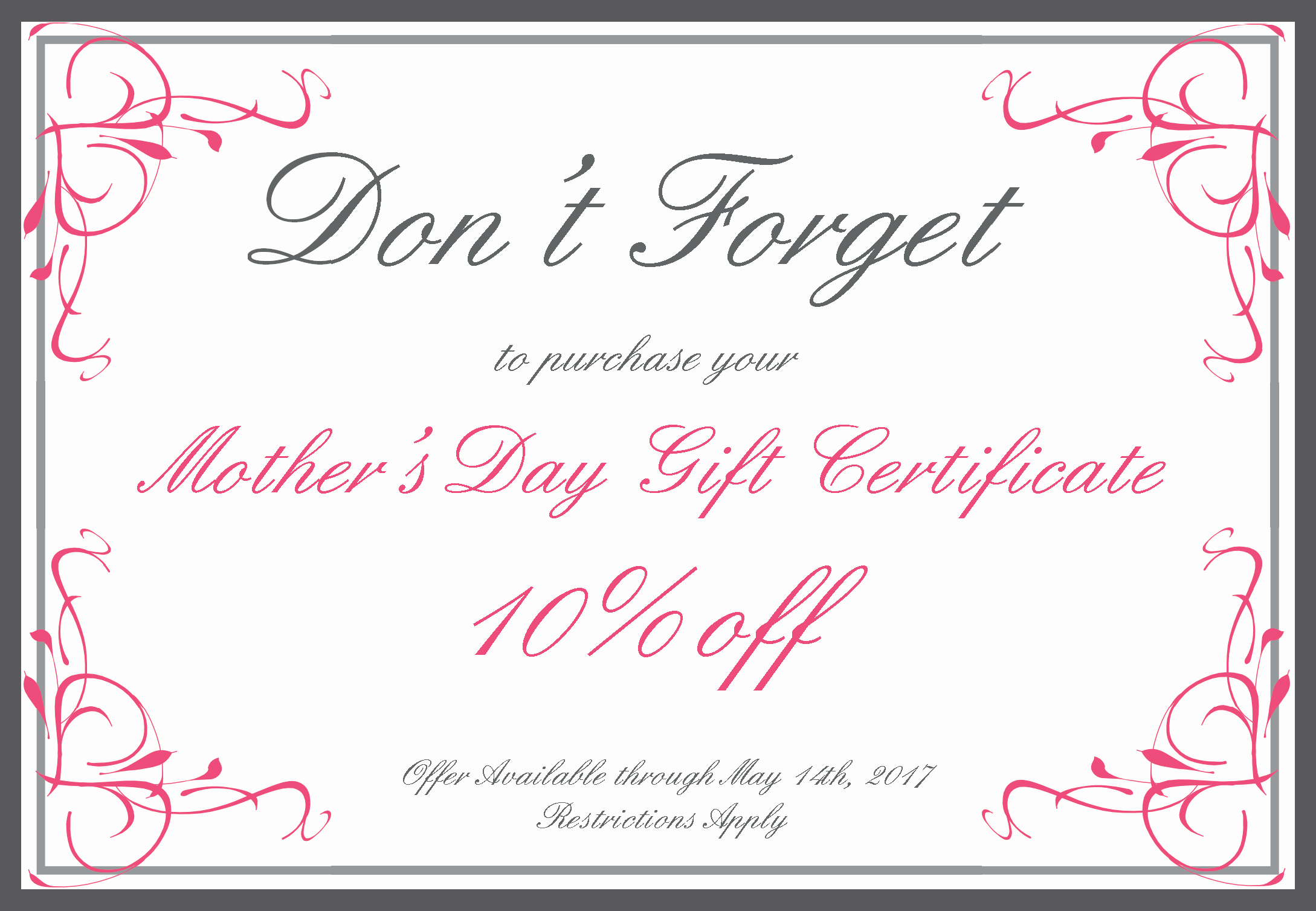 Mothers Day Certificate Template Best Of News and Specials Brian Biesman Md