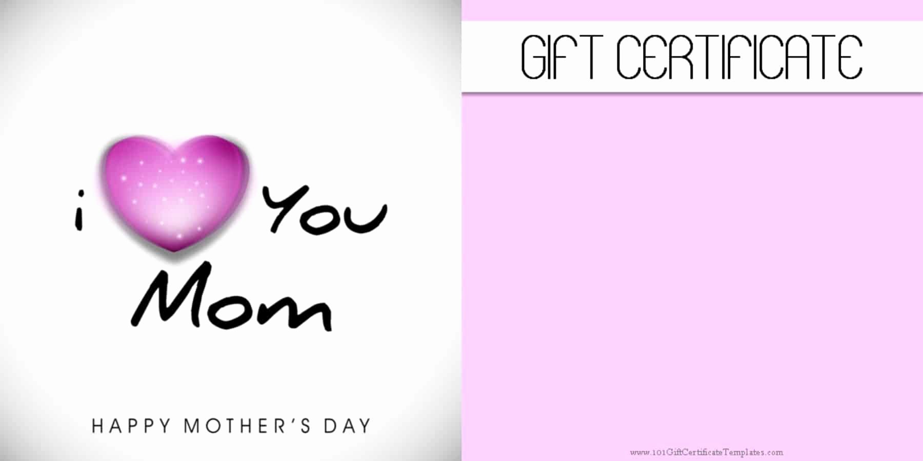 Mothers Day Certificate Template Luxury Mother S Day Gift Certificate Templates