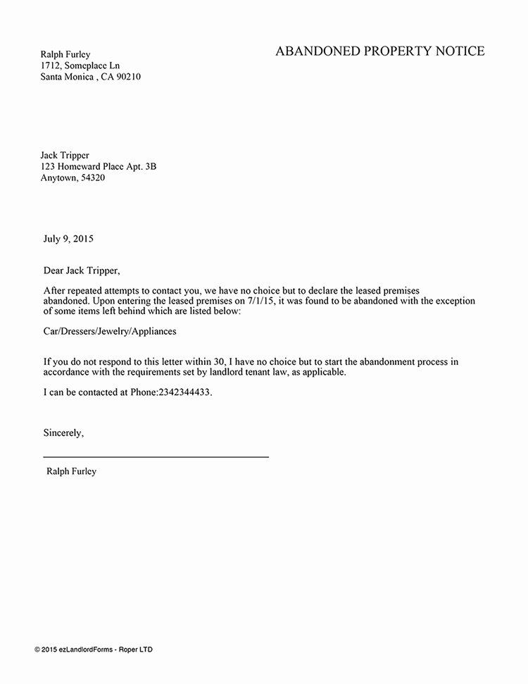 Moving Out Notification Letter Sample Elegant 10 Sample Letter Notice to Vacate Rental Property