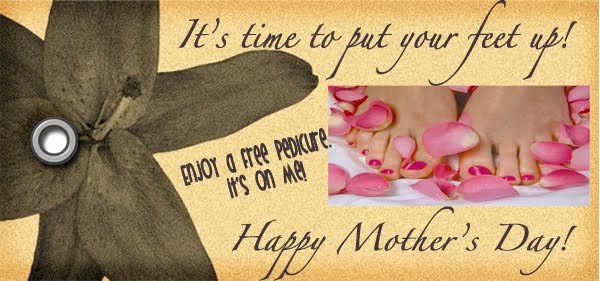 Nail Gift Certificate Template Lovely Last Minute Mother’s Day Idea