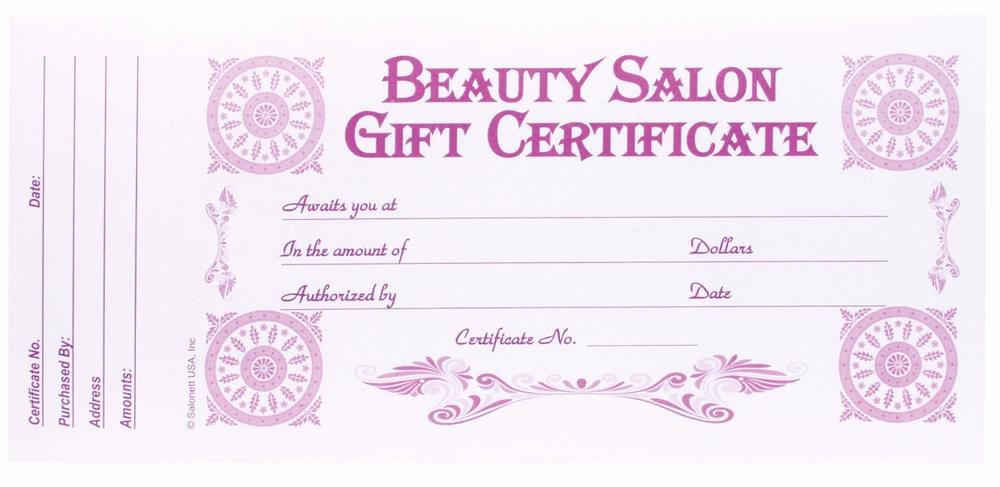 Nail Salon Gift Certificate Template Awesome Berkeley Beauty Pany Inc Beauty Salon Gift Certificate