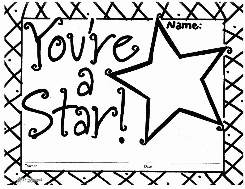 Name A Star Certificate Template Free Luxury You’re A Star Free Printable Blank Certificates