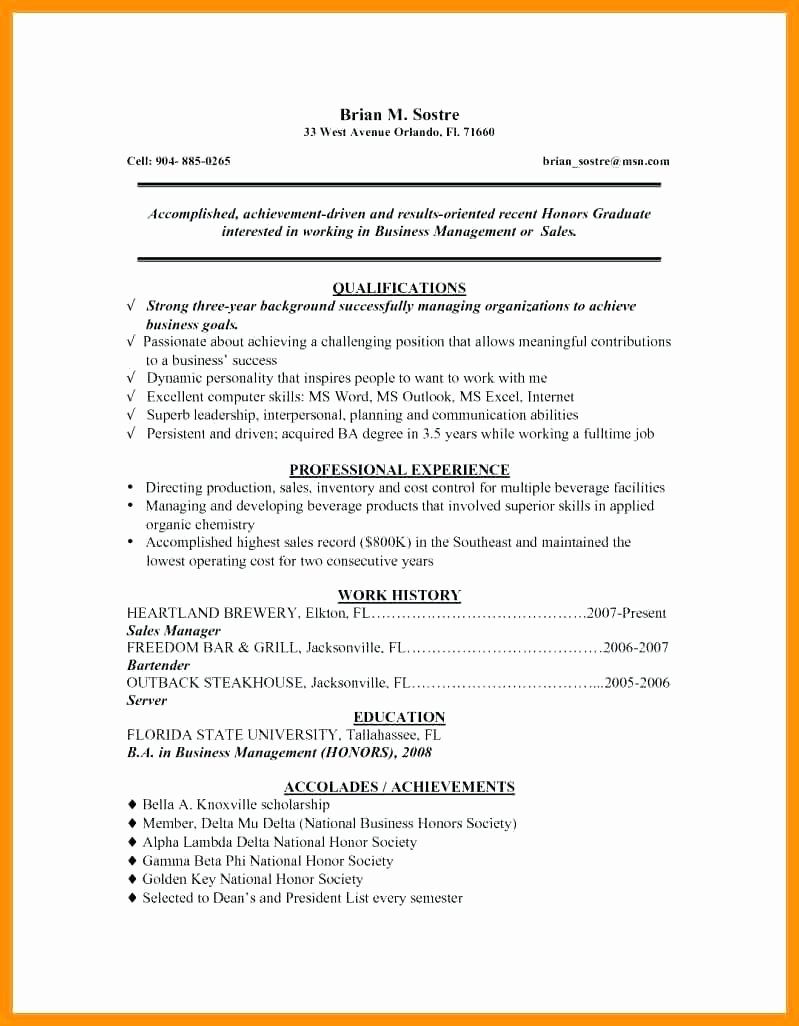 National Honor society Certificate Template New National Honor society Resume