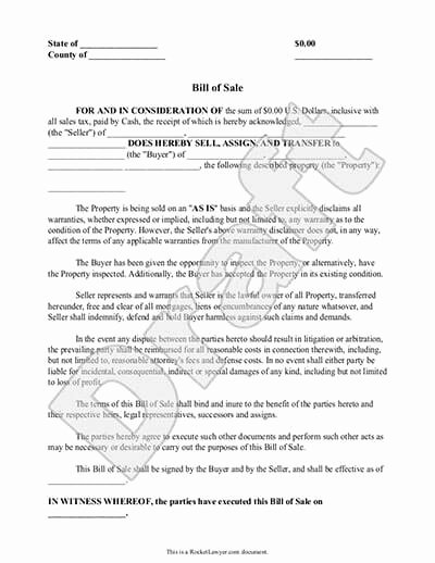 New York State Bill Of Sale form New Bill Of Sale form Printable Car &amp; Vehicle Bill Of Sale
