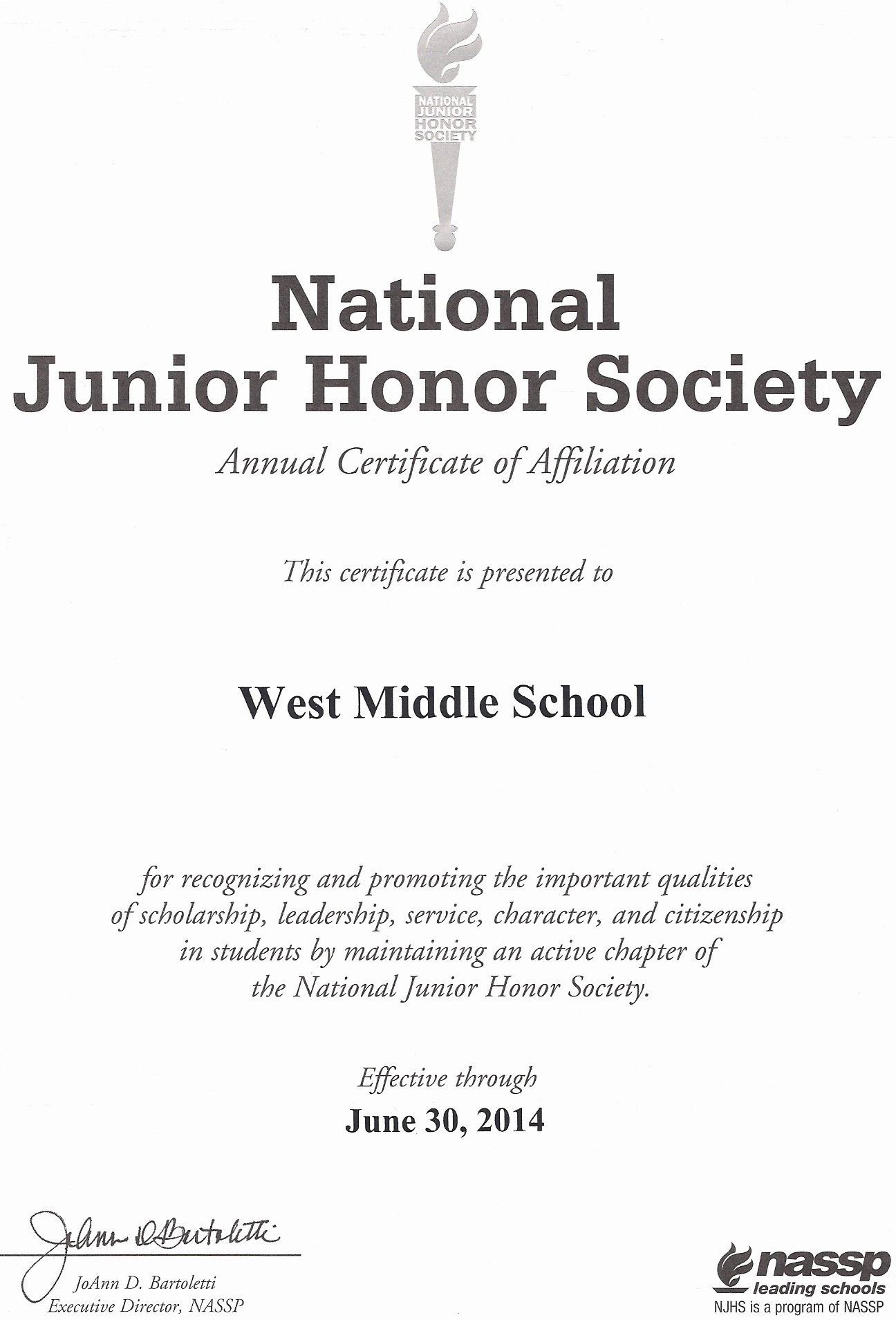 Njhs Certificate Of Membership Template Fresh National Junior Honor society