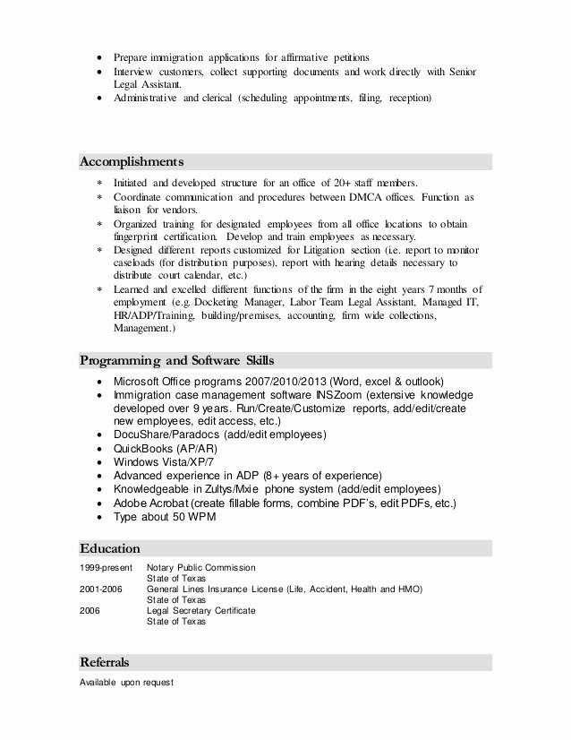 Notary Public Resume Sample New Notary assistant Resume Sanjran Web Fc2