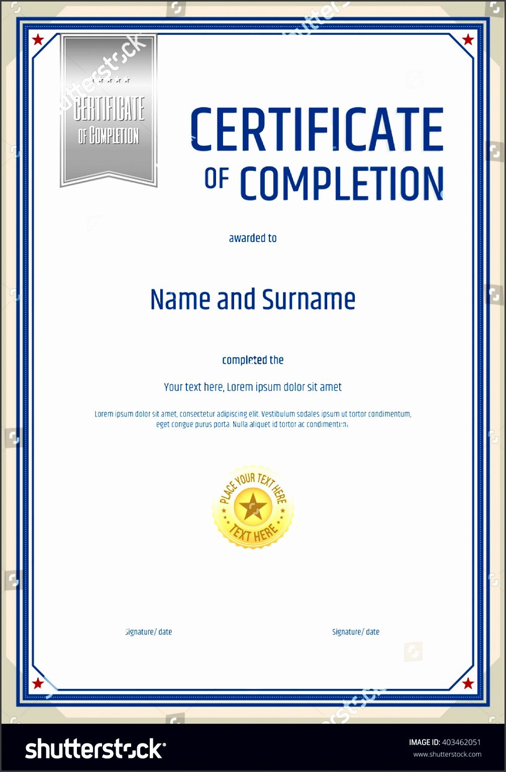 Nwcg Training Certificate Template Luxury 6 Certificate Pletion Template Sampletemplatess