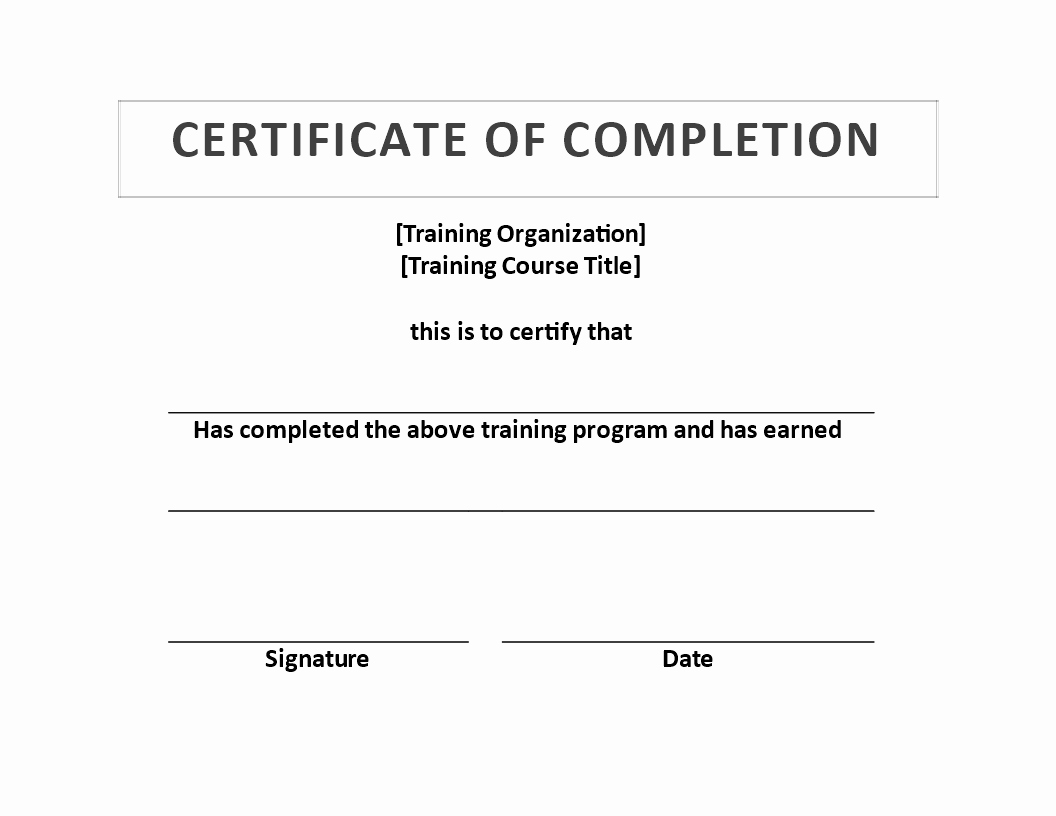 Nwcg Training Certificate Template Unique Training Certificate Template