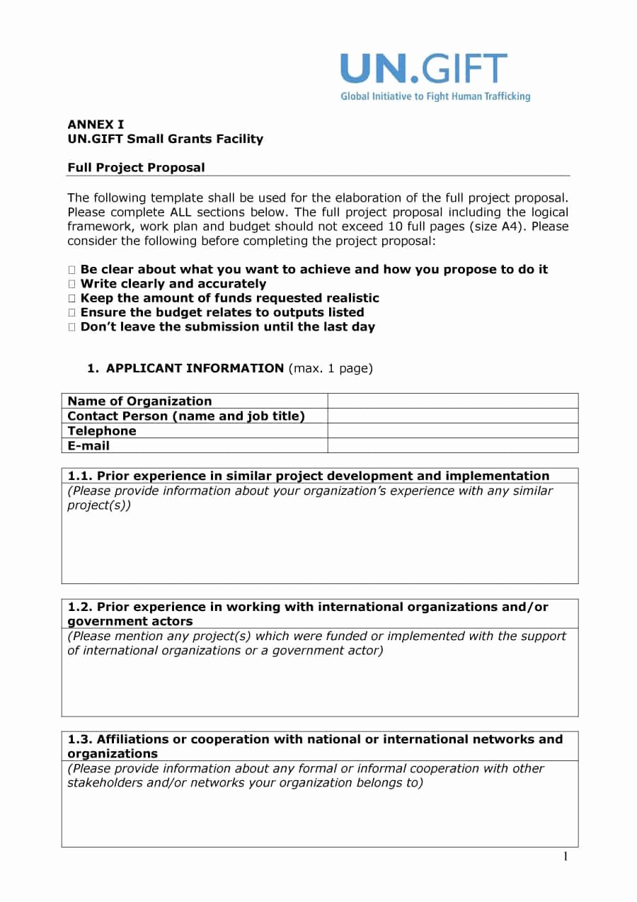 One Page Proposal Template Doc Lovely 43 Professional Project Proposal Templates Template Lab