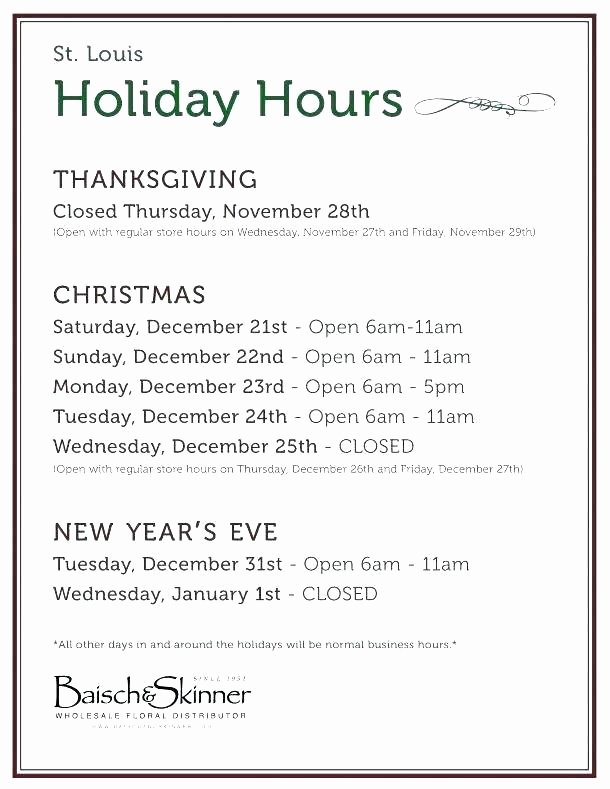 Opening Hours Template Microsoft Word Lovely New Business Hours Sign – Imost