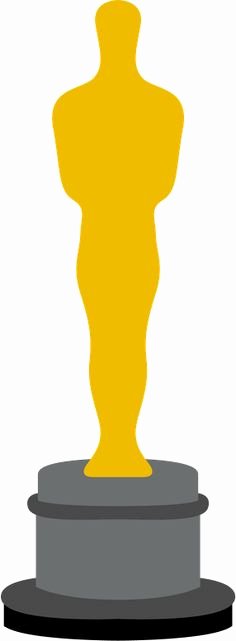 Oscar Award Trophy Template Elegant Oscar Award Clipart Clipart Best
