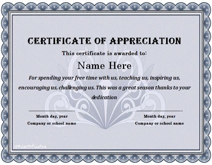 Pastor Appreciation Certificate Template Free Fresh 30 Free Certificate Of Appreciation Templates and Letters