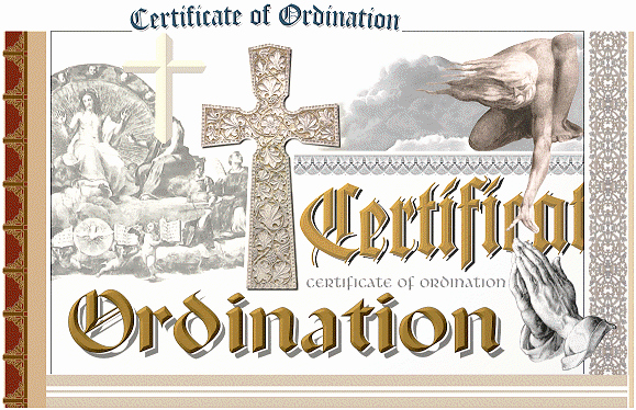 Pastor ordination Certificate Template New ordination Certificate Templates