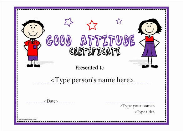 Perfect attendance Award Wording Lovely 11 attendance Certificate Template Free Download