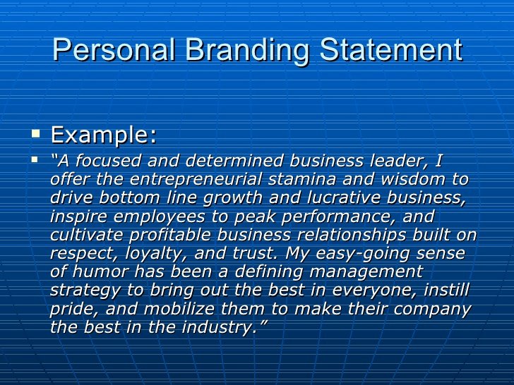 Personal Brand Statement Lovely Developing Your Branding Statement