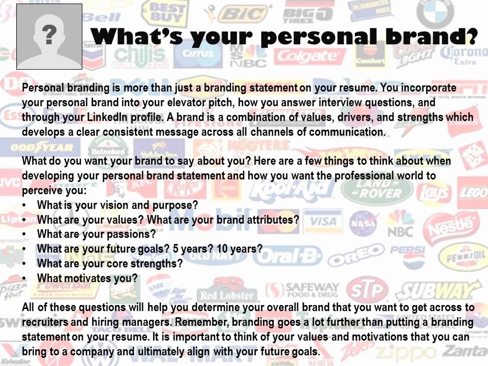 Personal Brand Statement Samples Beautiful Personal Brand