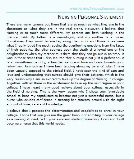 Personal Goal Statements Examples Elegant Nursing Personal Statement Examples