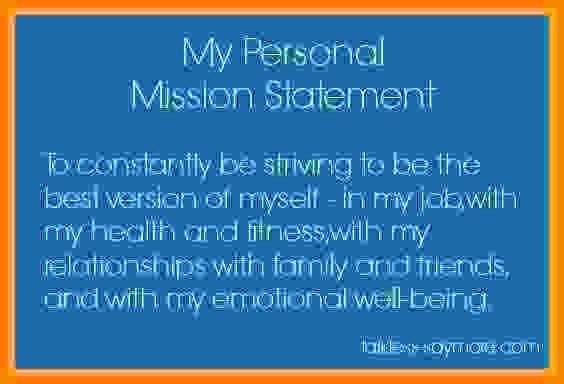 Personal Mission Statement Template for Students New 4 Personal Mission Statement Examples for Students