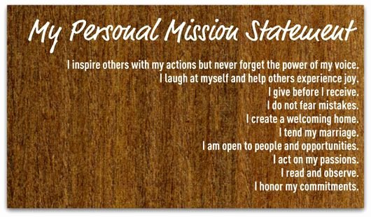Personal Mission Statement Template Inspirational Create A Personal Mission Statement Your Step by Step Guide