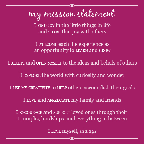 Personal Mission Statements Templates Inspirational Personal Mission Statements Invent Media