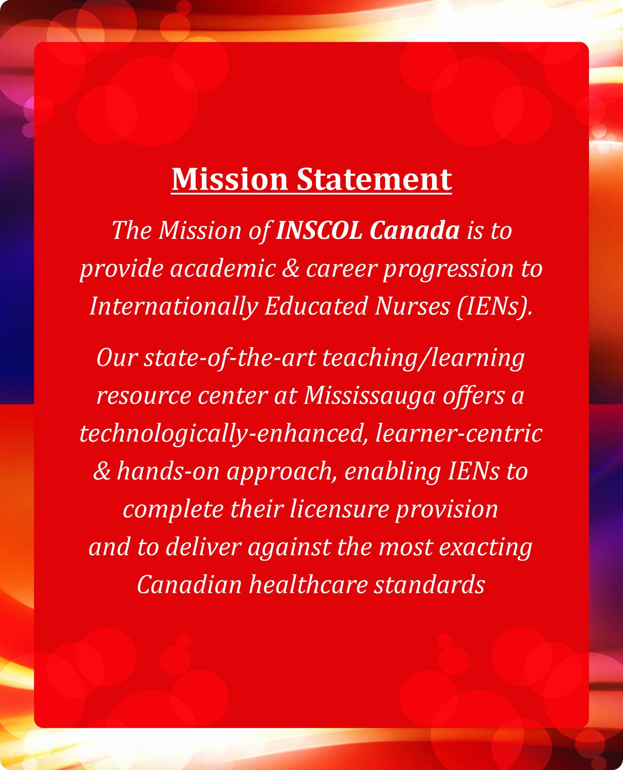 nursing personal vision statement examples