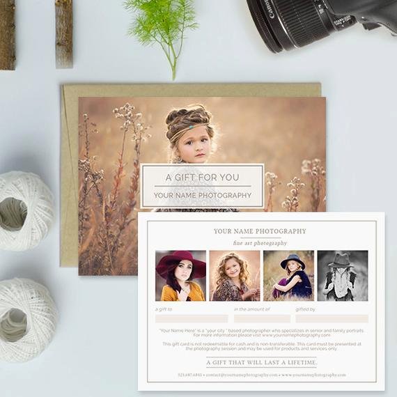 Photography Gift Certificate Template New Graphy Studio Gift Certificate Template Graphy Gift