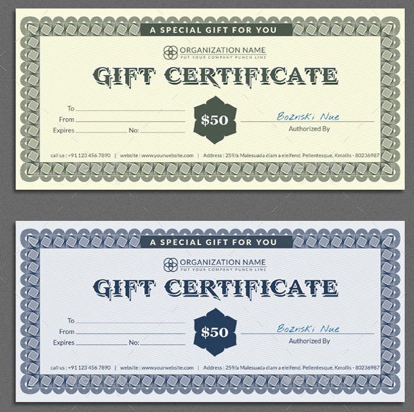 Photoshop Gift Certificate Template Beautiful 20 Restaurant Gift Certificate Templates – Free Sample