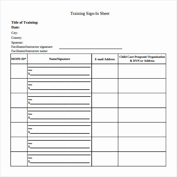 Please Sign In Sheet Elegant Training Sign In Sheet 16 Free Samples Examples &amp; formats