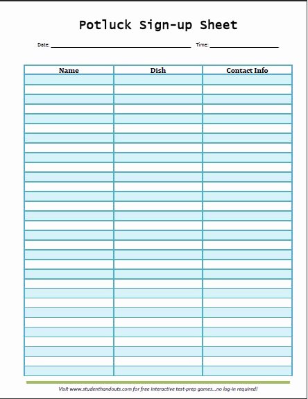 Potluck Signup Sheet Excel Fresh 17 Best Images About Relief society On Pinterest