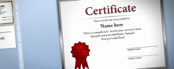 Powerpoint Award Certificate Template Lovely Free Diploma Certificate Template for Microsoft Powerpoint