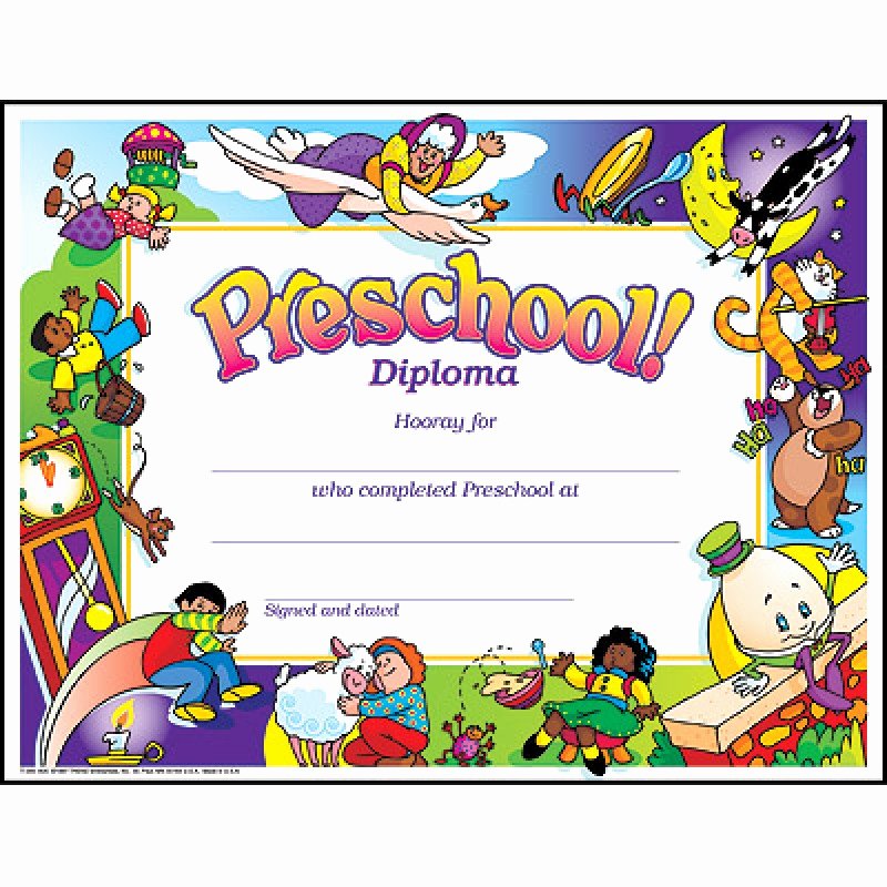 Preschool Certificate Of Completion Elegant Pre K Kindergarten Cap Gown Tassel and Diploma