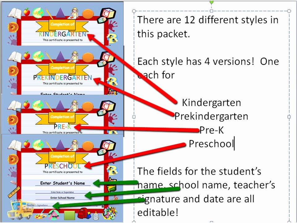 Preschool Diplomas Templates Free Lovely Preschool Graduation Diplomas Resource