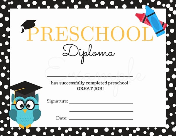 Preschool Graduation Certificate Template Unique 14 Preschool Graduation Certificate Designs &amp; Templates