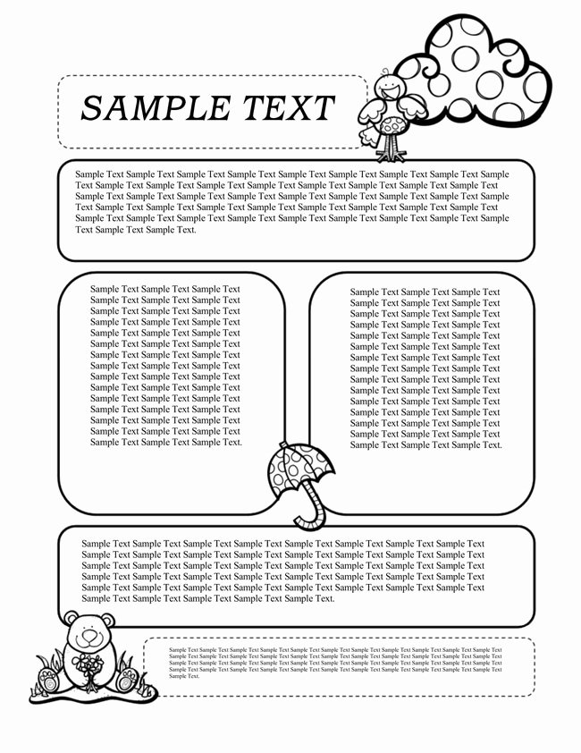 Preschool Newsletter Template Editable Fresh 16 Preschool Newsletter Templates Easily Editable and