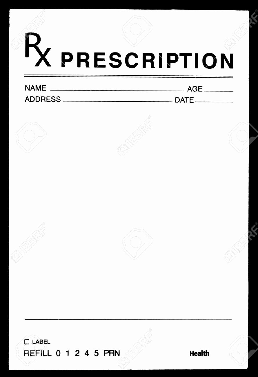 Prescription Pads Template Word Unique 14 Prescription Templates Doctor Pharmacy Medical
