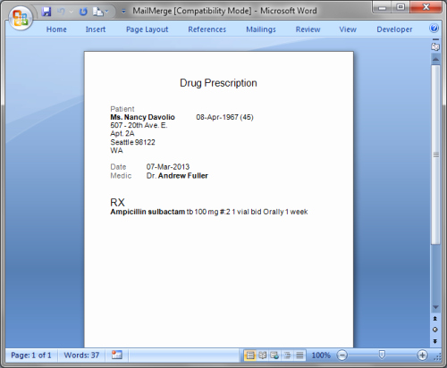 Prescription Template Microsoft Word Best Of Print or Export Prescriptions