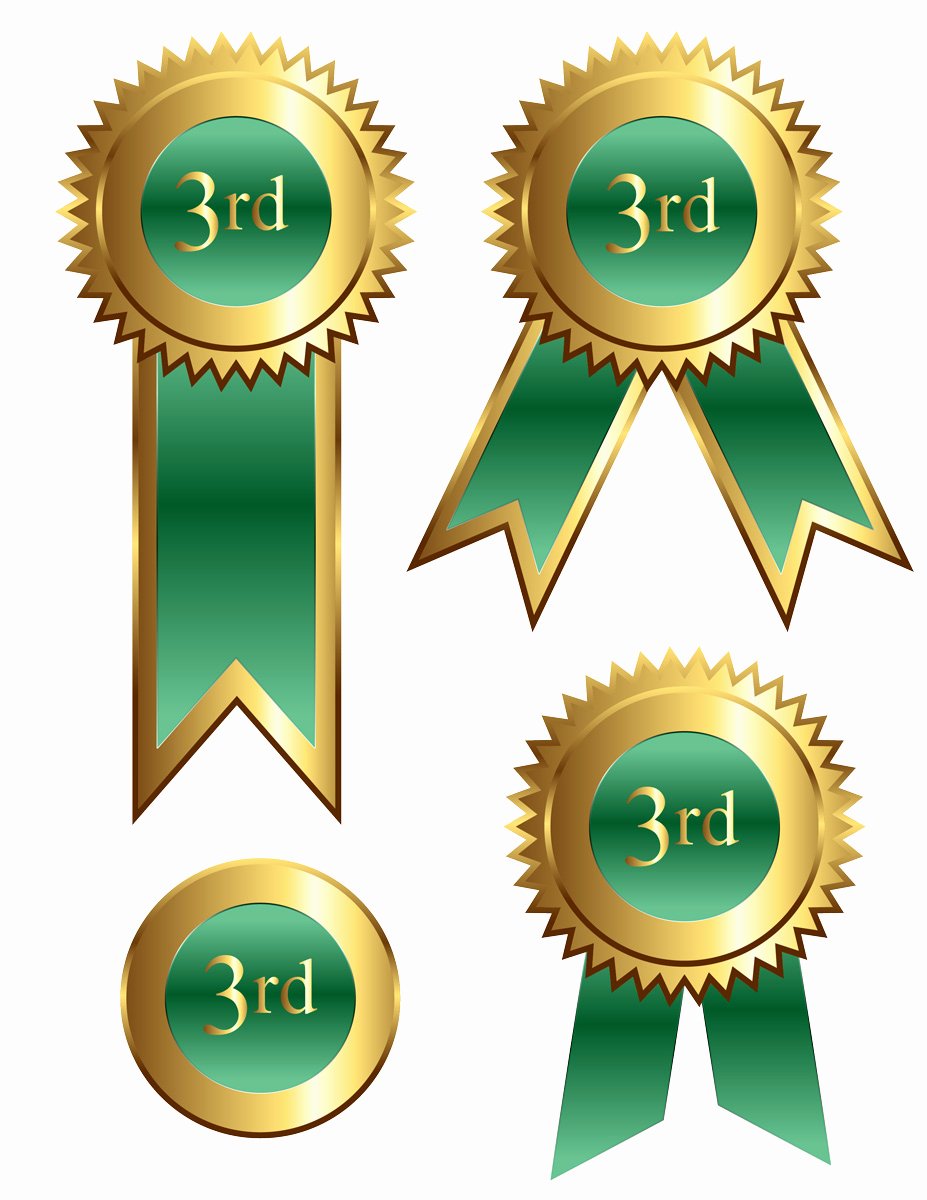 Printable 1st 2nd 3rd Place Ribbons Lovely 3rd Place Award Ribbons Tim S Printables