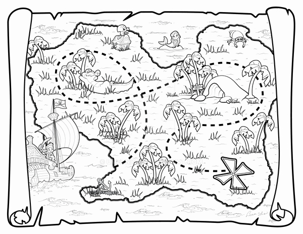 Printable Blank Treasure Map New Pirate Map by Umetnica On Deviantart