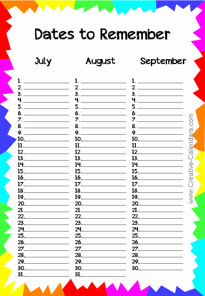 Printable Perpetual Calendar Chart New Perpetual Calendar