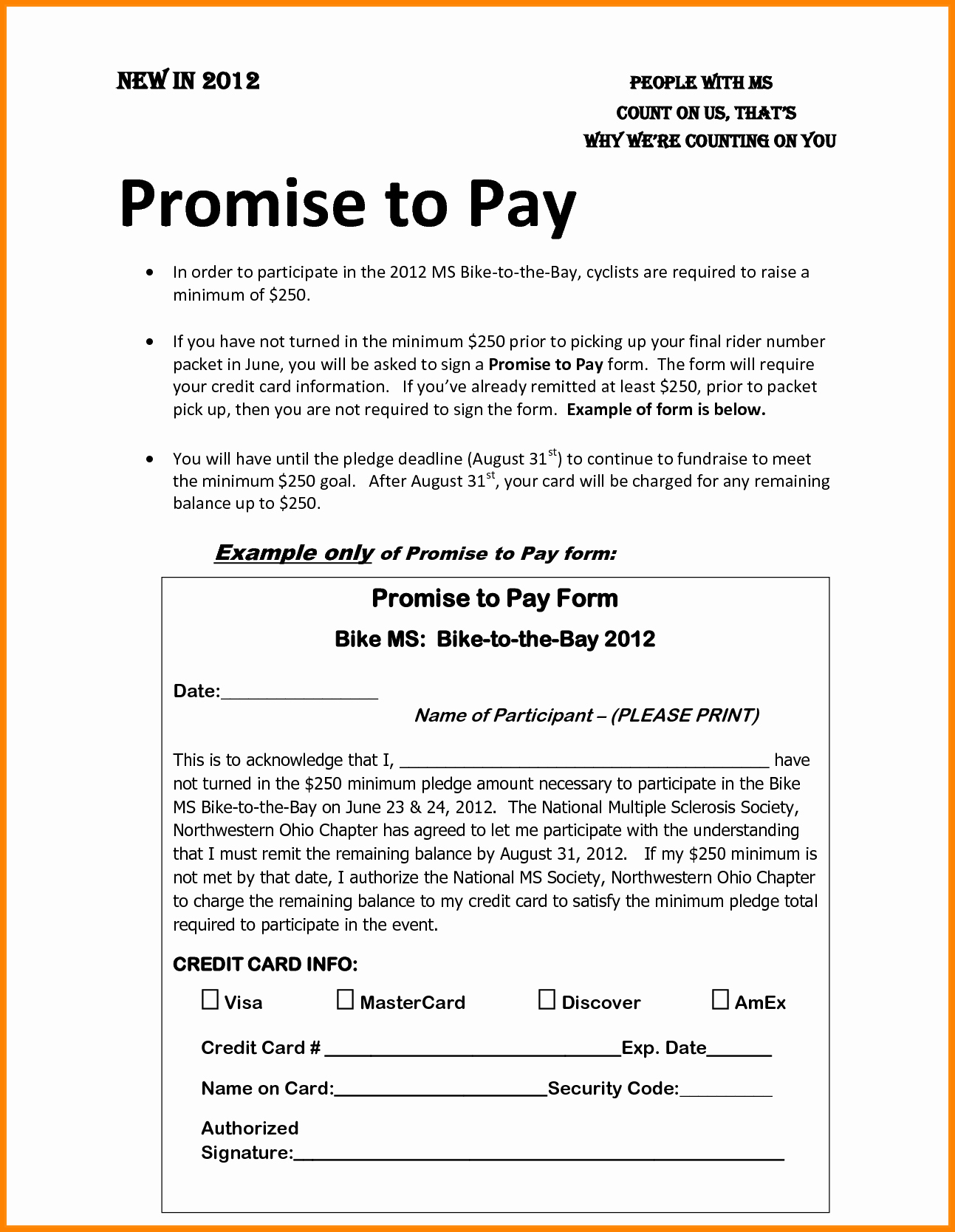 Promise to Pay Contract Beautiful 6 Promise to Pay Letter