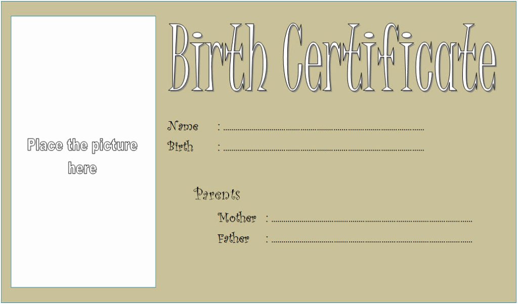 Puppy Birth Certificate Template Free Best Of Dog Birth Certificate Template Editable [9 Designs Free]