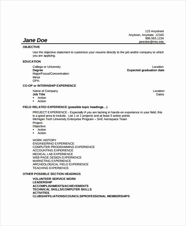 Putting Expected Graduation Date On Resume Unique Anticipated Graduation Date On Resume Example