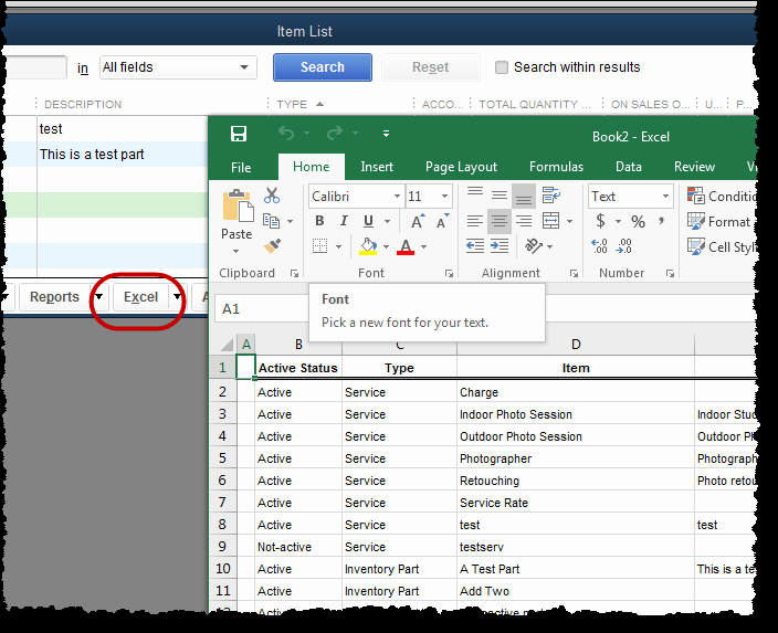 Quickbooks Item List Template Excel Elegant Quickbooks and Fice 2016 Accountex Report