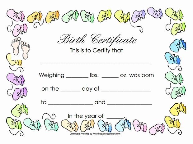 Real Birth Certificate Template Elegant 10 Best Premium Birth Certificate Templates