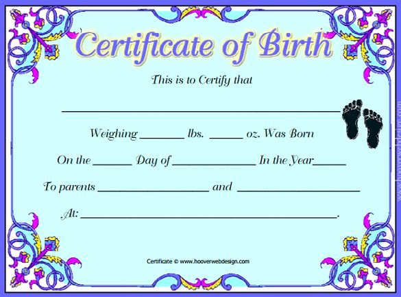 Real Birth Certificate Template Inspirational Fake Birth Certificate Birth Certificate